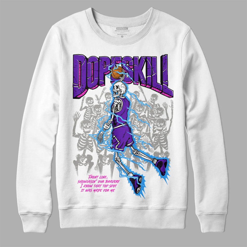 Court Purple 13s superstreetwear Sweatshirt Thunder Dunk Graphic