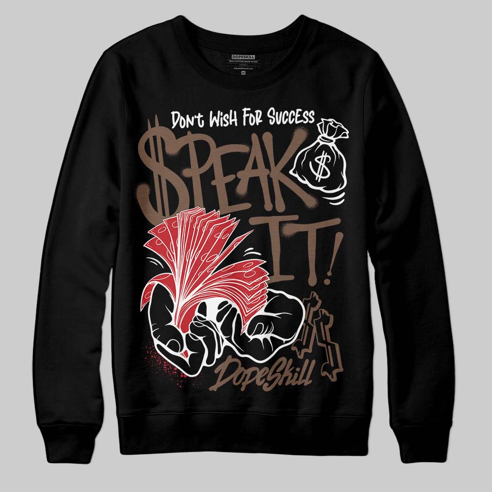Olive 9s superstreetwear Sweatshirt Speak It Graphic