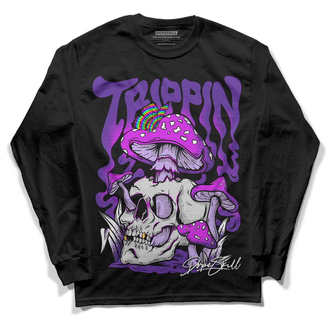 Court Purple 13s superstreetwear Long Sleeve T-Shirt Trippin Graphic
