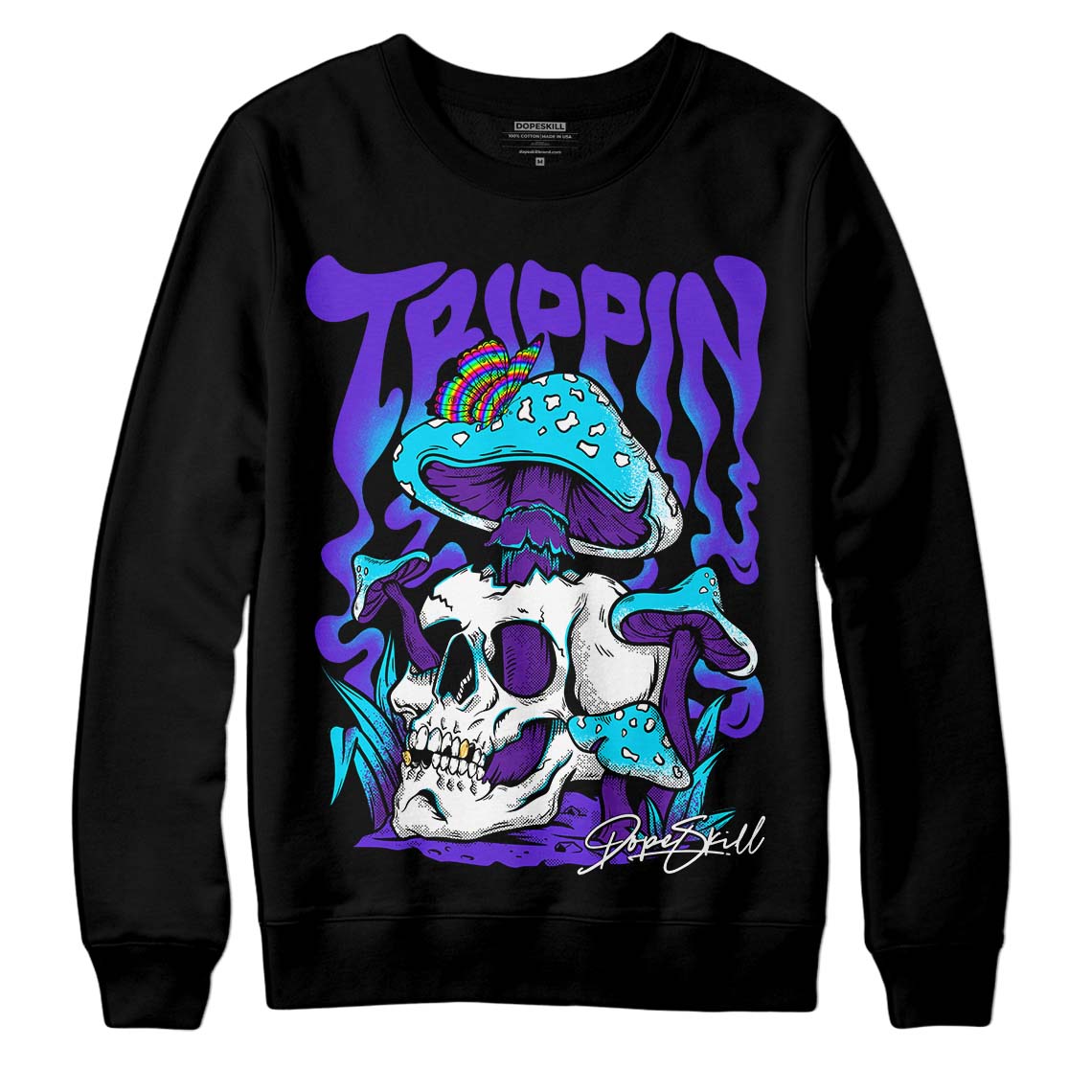Aqua 6s superstreetwear Sweatshirt Trippin Graphic