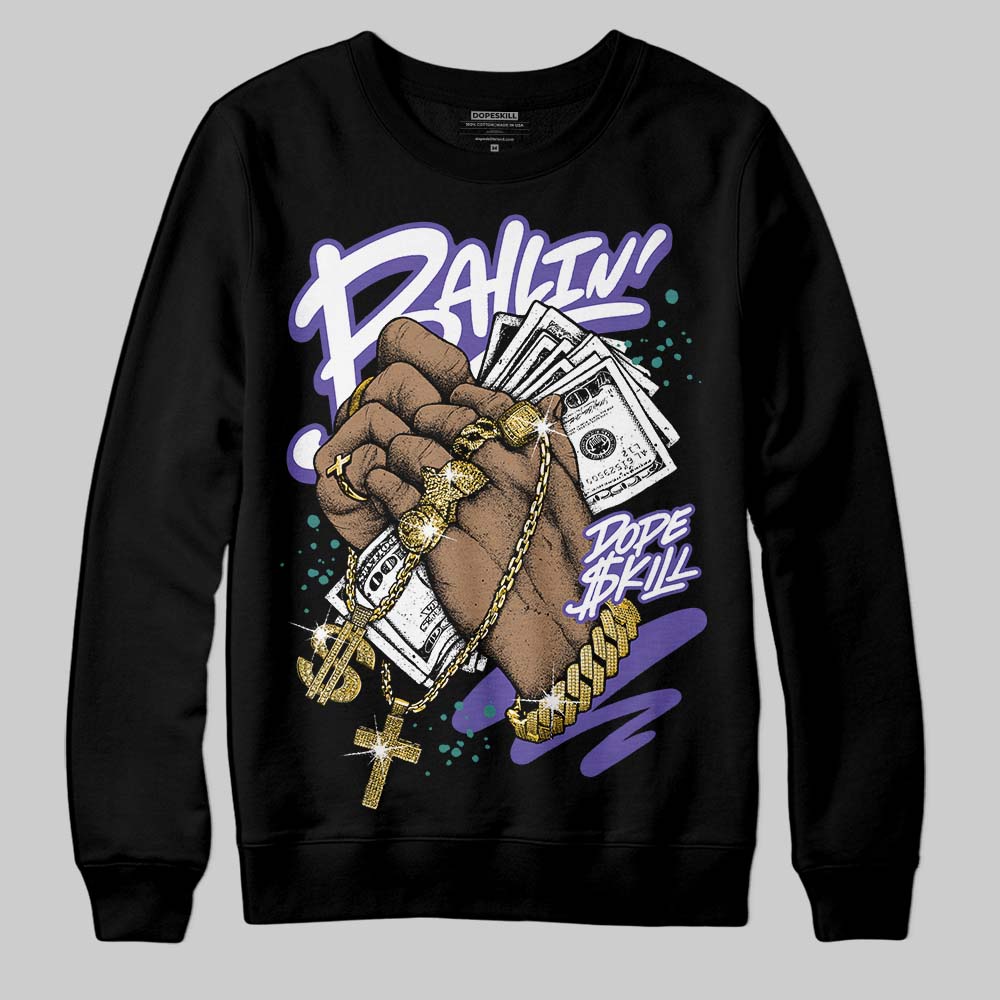 Grape 5s superstreetwear Sweatshirt Always Ballin' Graphic