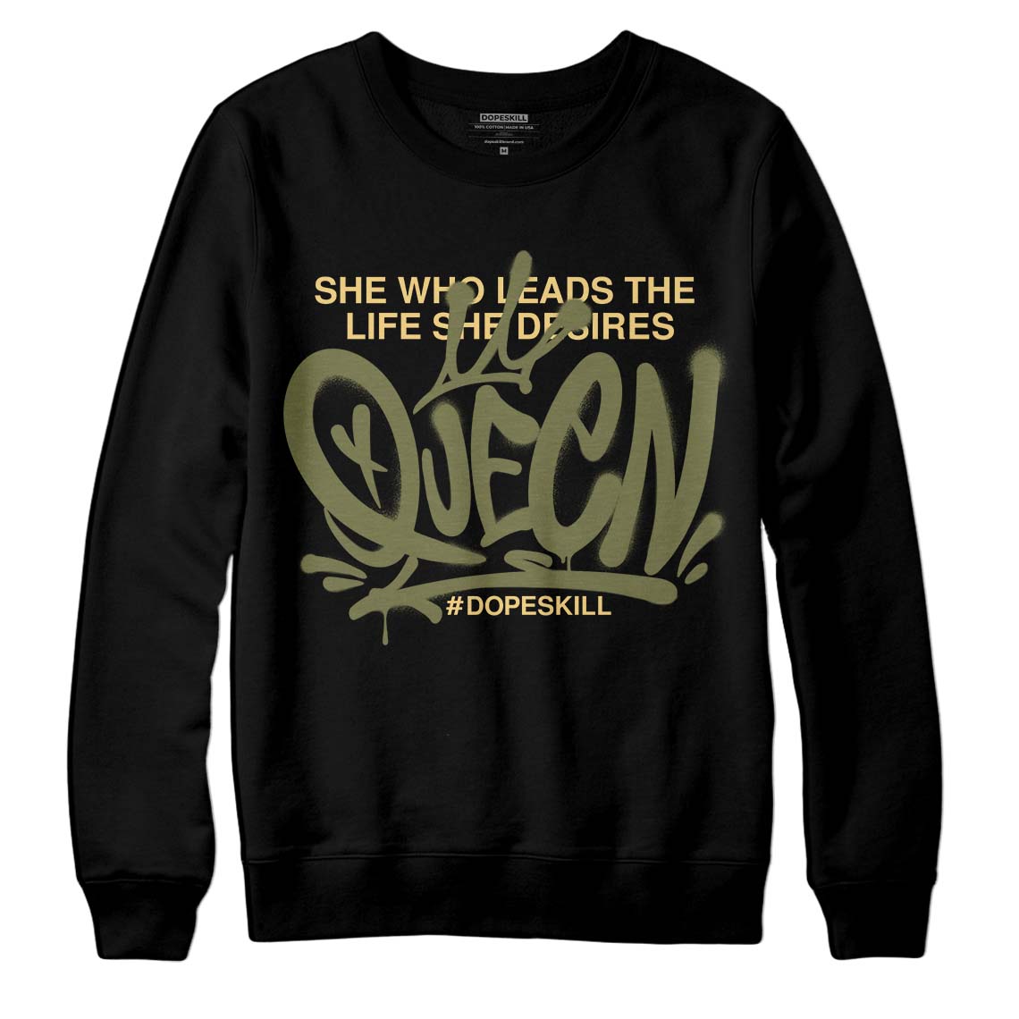 Craft Olive 4s superstreetwear Sweatshirt Queen Graphic