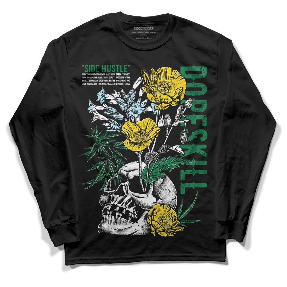 Lucky Green 5s superstreetwear Long Sleeve T-Shirt Side Hustle Graphic