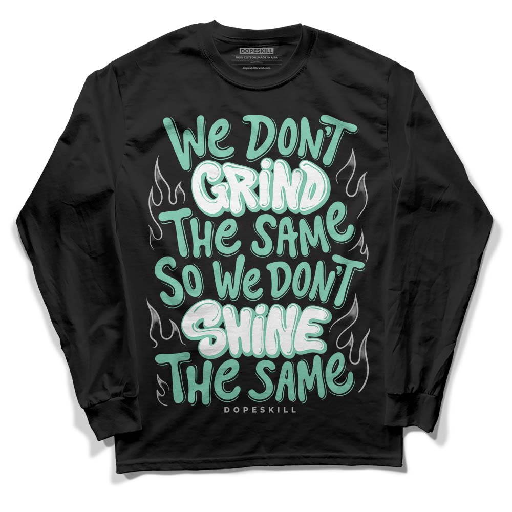 Green Glow 3s superstreetwear Long Sleeve T-Shirt Grind Shine Graphic
