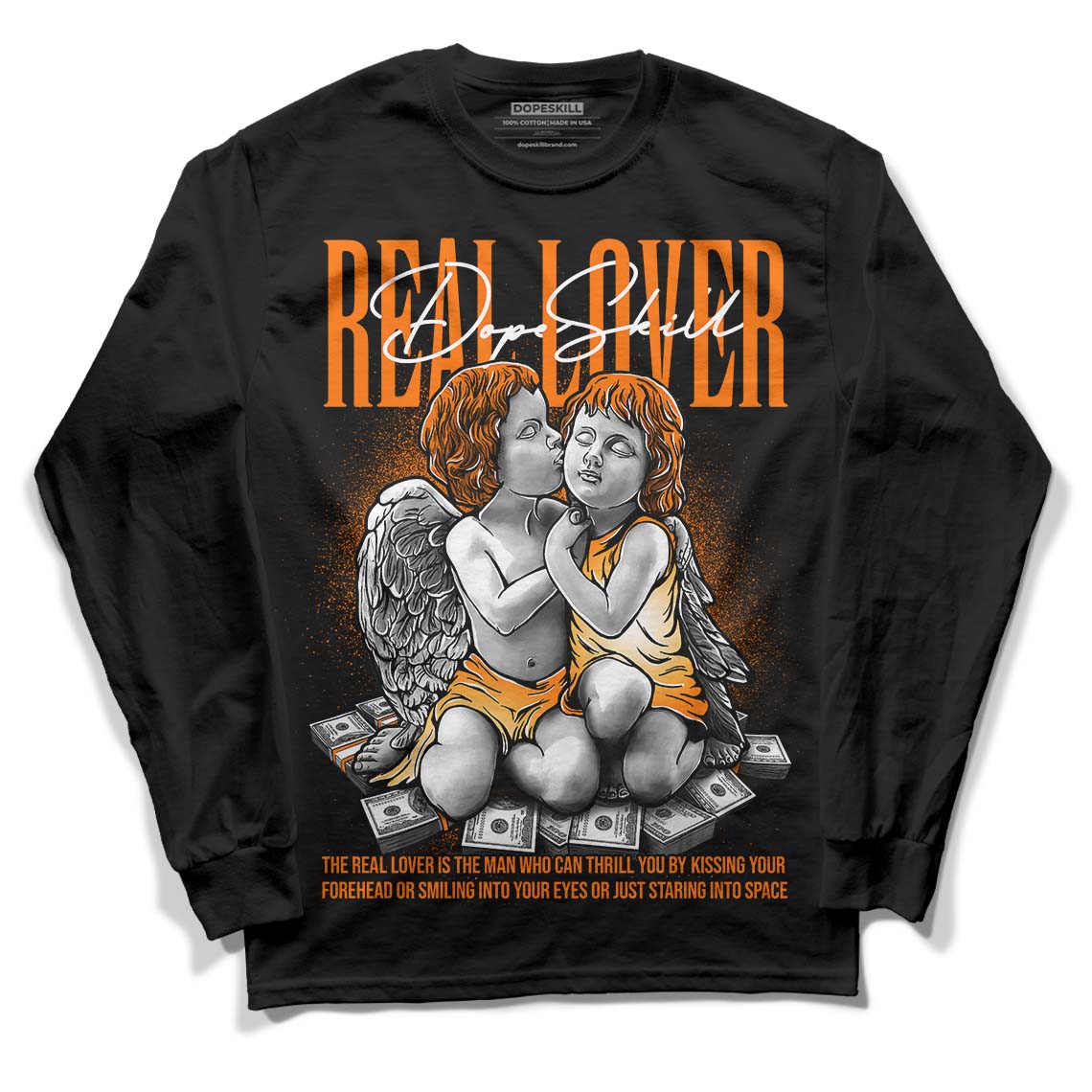 Dunk Low Magma Orange superstreetwear Long Sleeve T-Shirt Real Lover Graphic