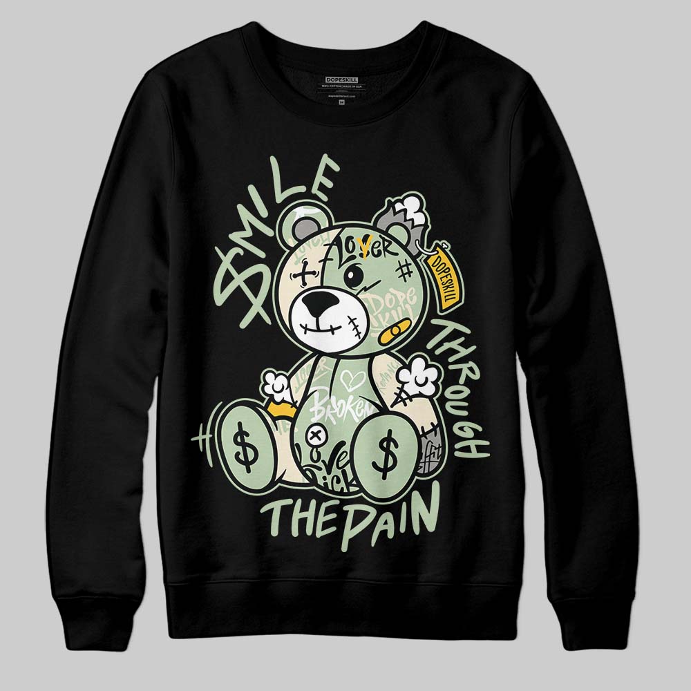 Seafoam 4s 2025 superstreetwear Sweatshirt Smile Through The Pain Graphic
