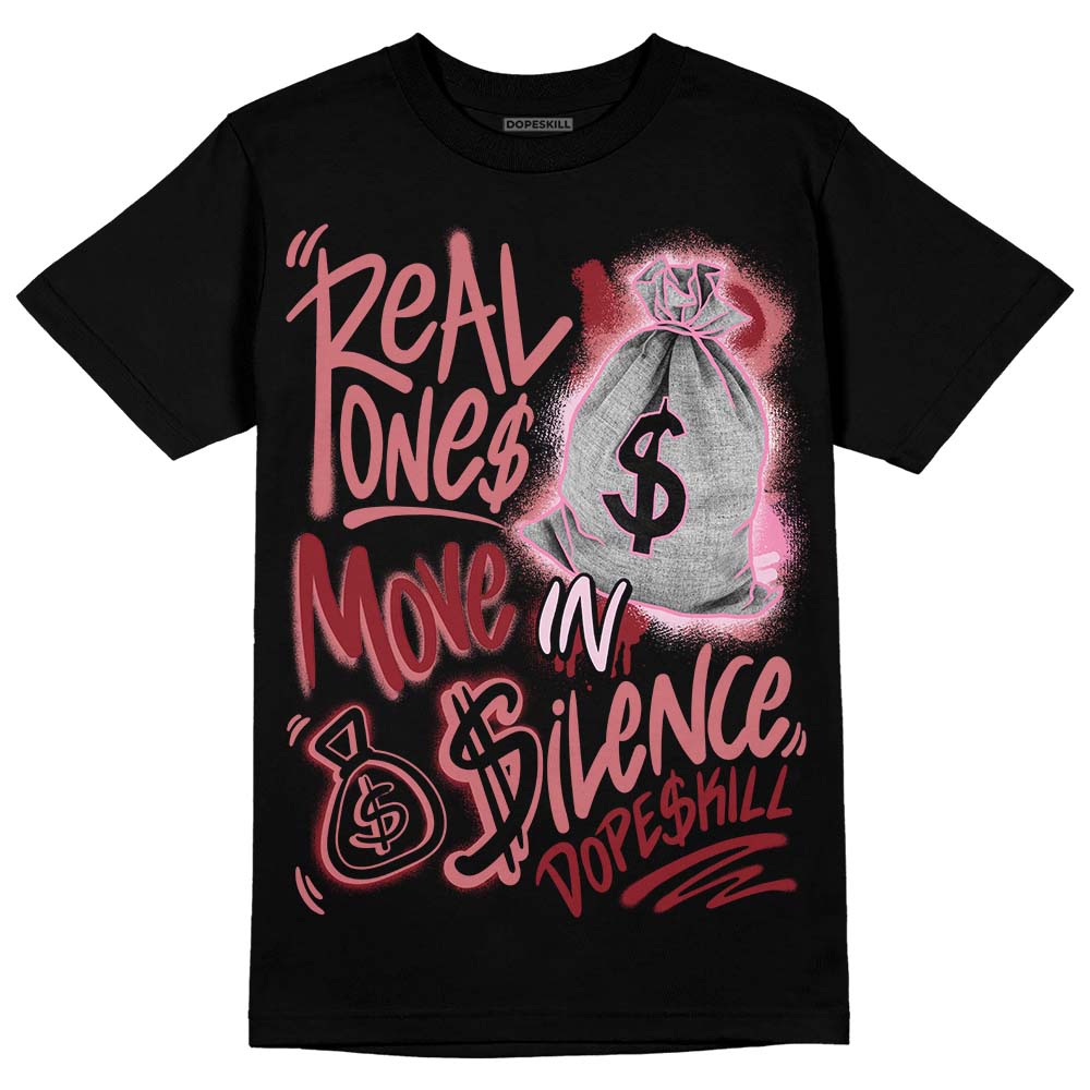 Valentine's Day Collection superstreetwear T-Shirt Real Ones Move In Silence Graphic