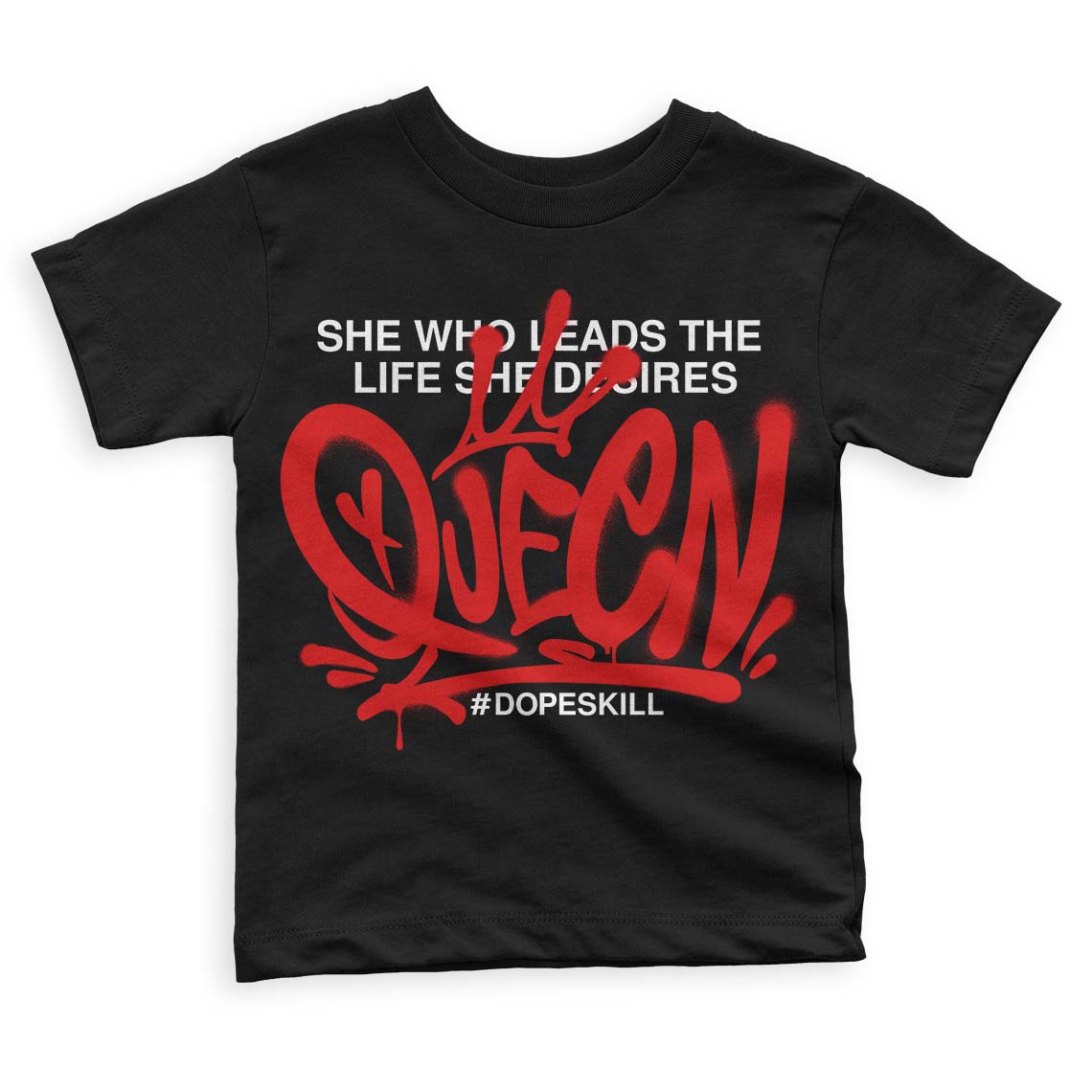 Fire Red 3s superstreetwear Toddler Kids T-shirt Queen Graphic