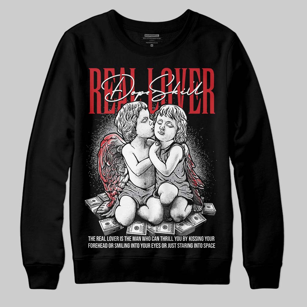 White Cement 4s superstreetwear Sweatshirt Real Lover Graphic