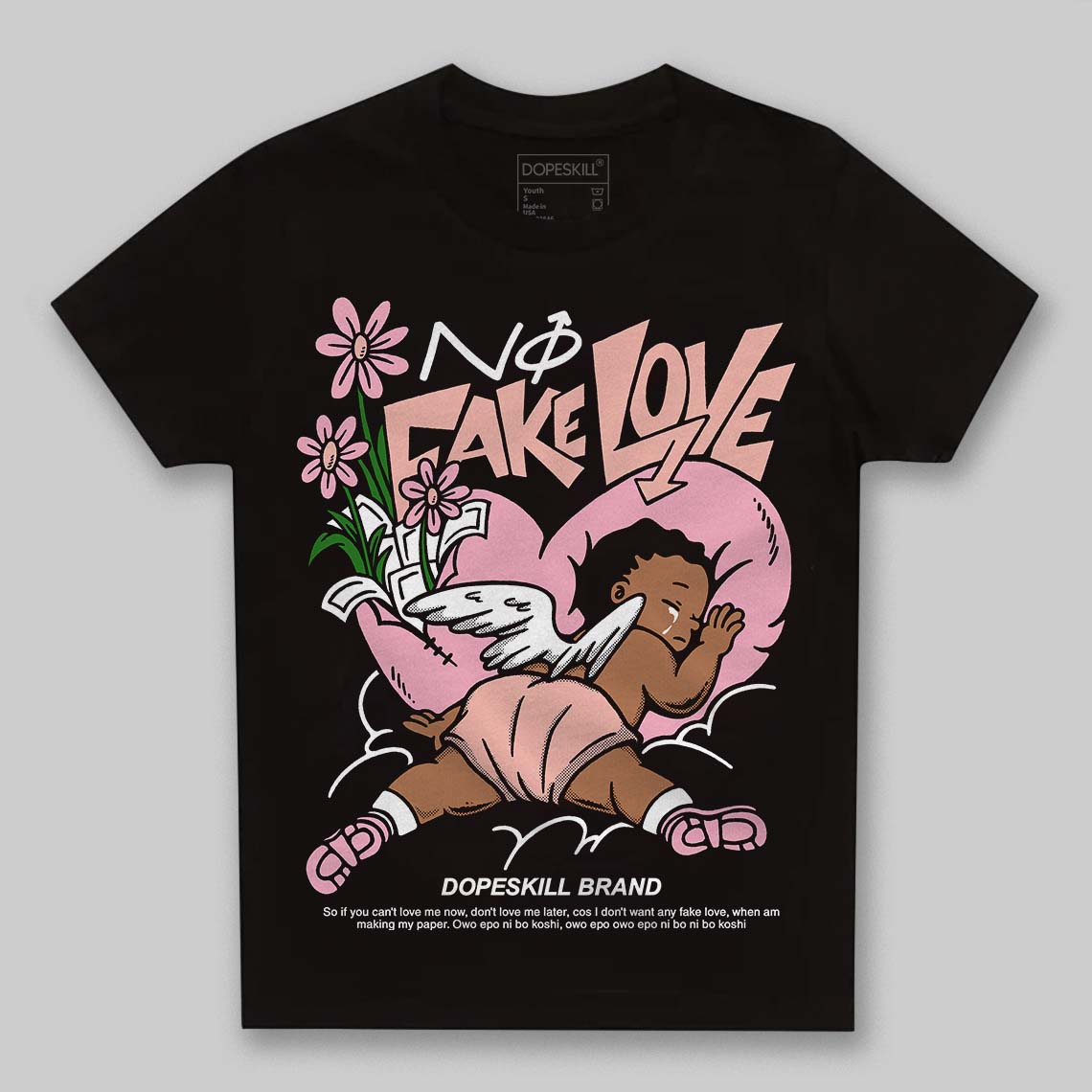 Legend Pink 11s superstreetwear Toddler Kids T-shirt No Fake Love Graphic