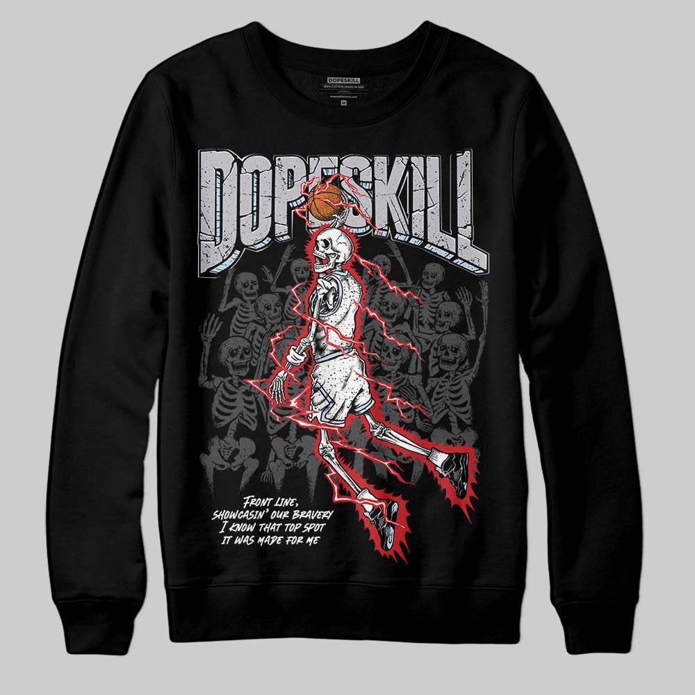 Black Metallic Reimagined 5s superstreetwear Sweatshirt Thunder Dunk Graphic