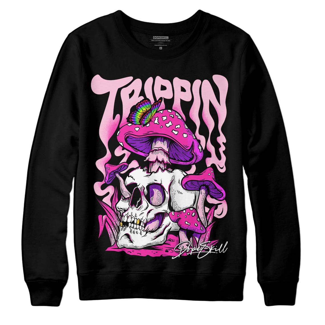 Pink Collection superstreetwear Sweatshirt Trippin Graphic