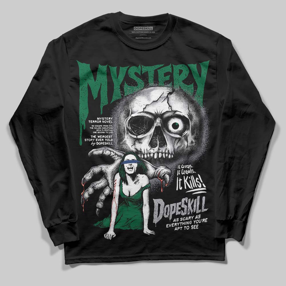 GT-2160 Shamrock Green superstreetwear Long Sleeve T-Shirt Mystery Ghostly Grasp Graphic