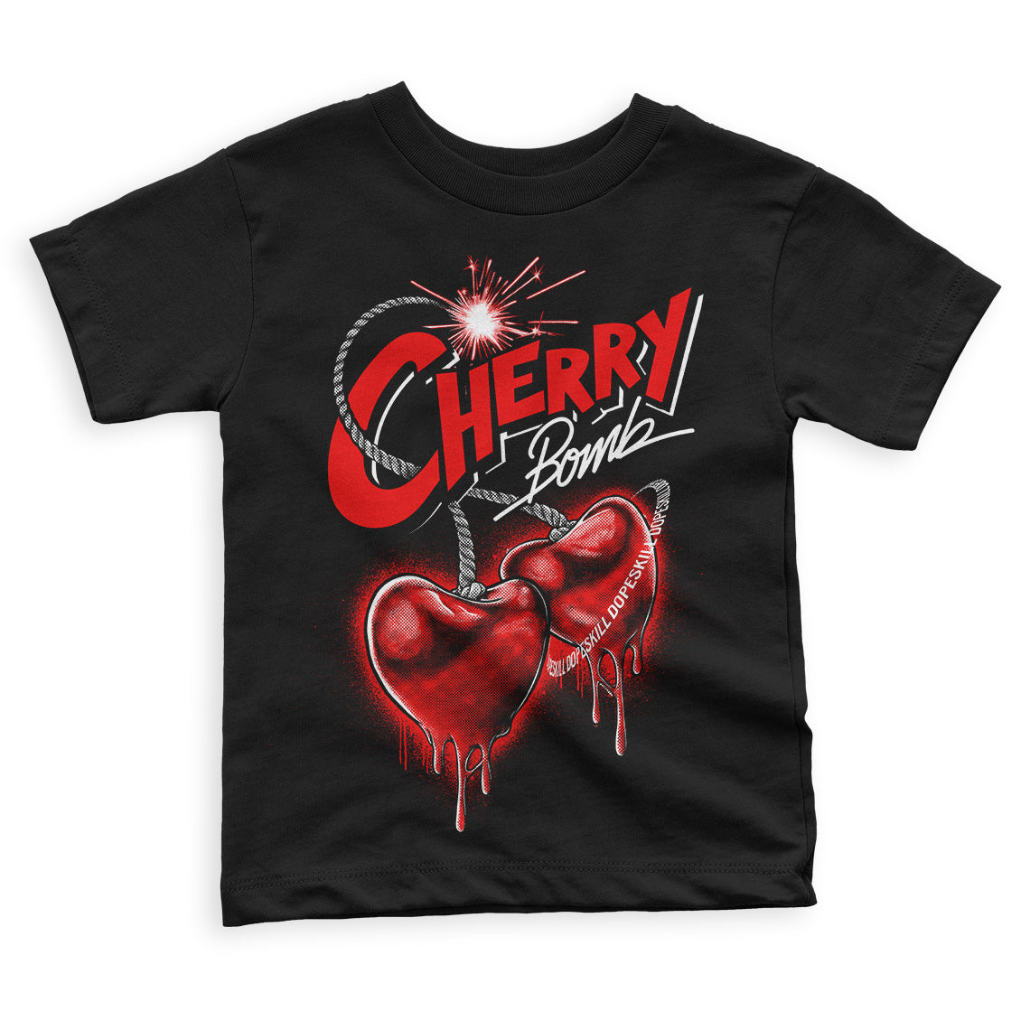 Cherry 11s  superstreetwear Toddler Kids T-shirt Cherry Bomb Graphic