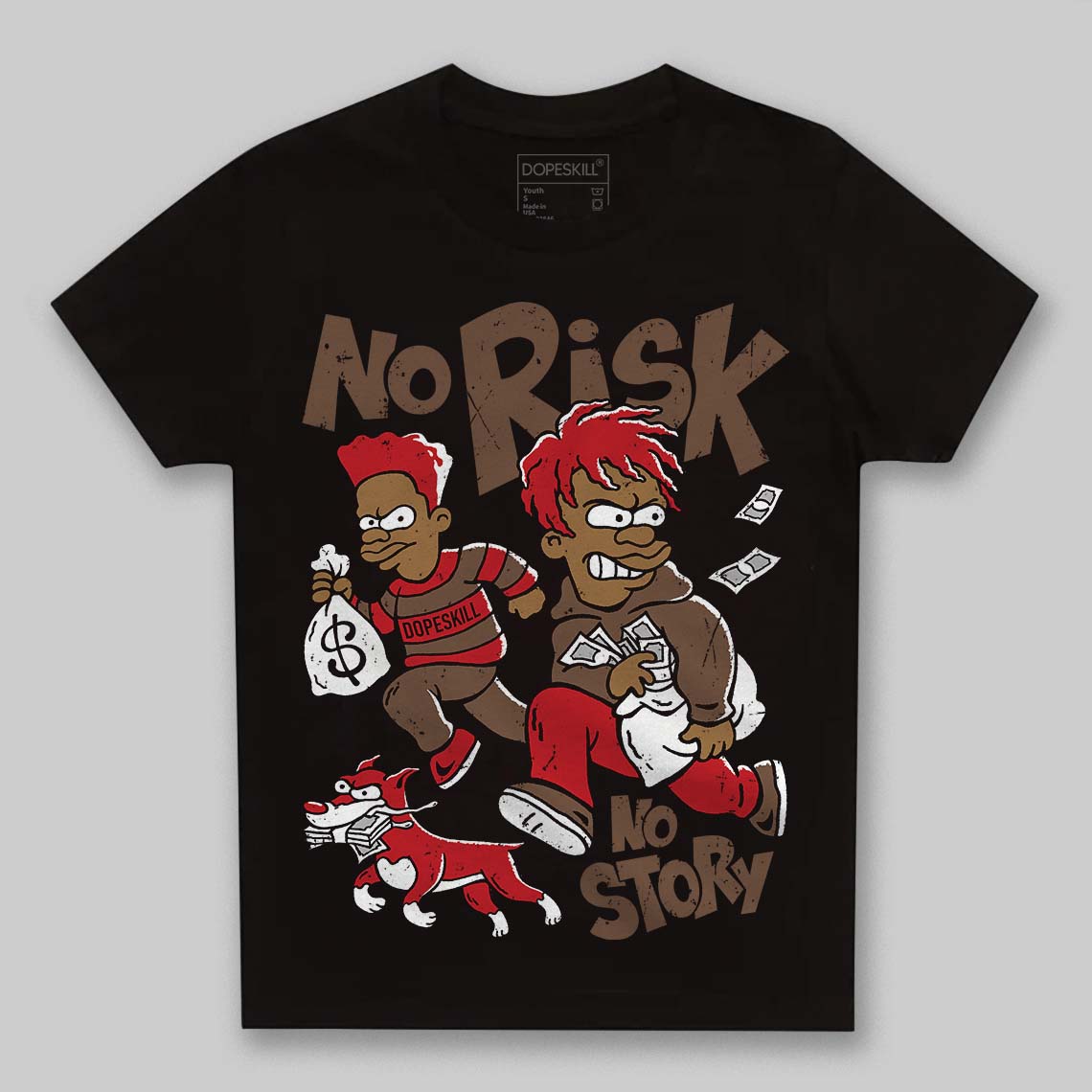 Olive 9s superstreetwear Toddler Kids T-shirt No Risk No Story Graphic