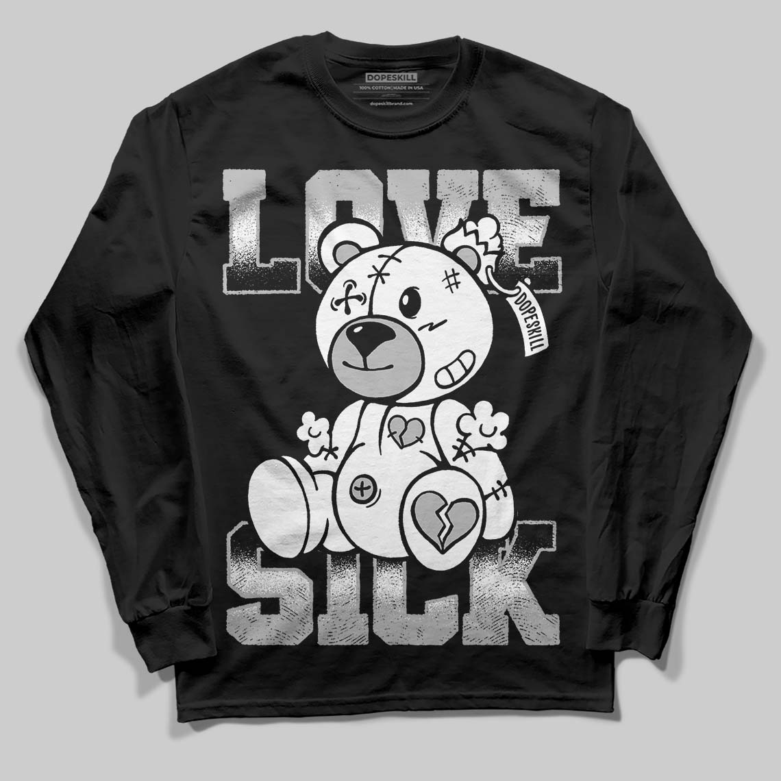 Dunk Panda White Black superstreetwear Long Sleeve T-Shirt Love Sick Graphic
