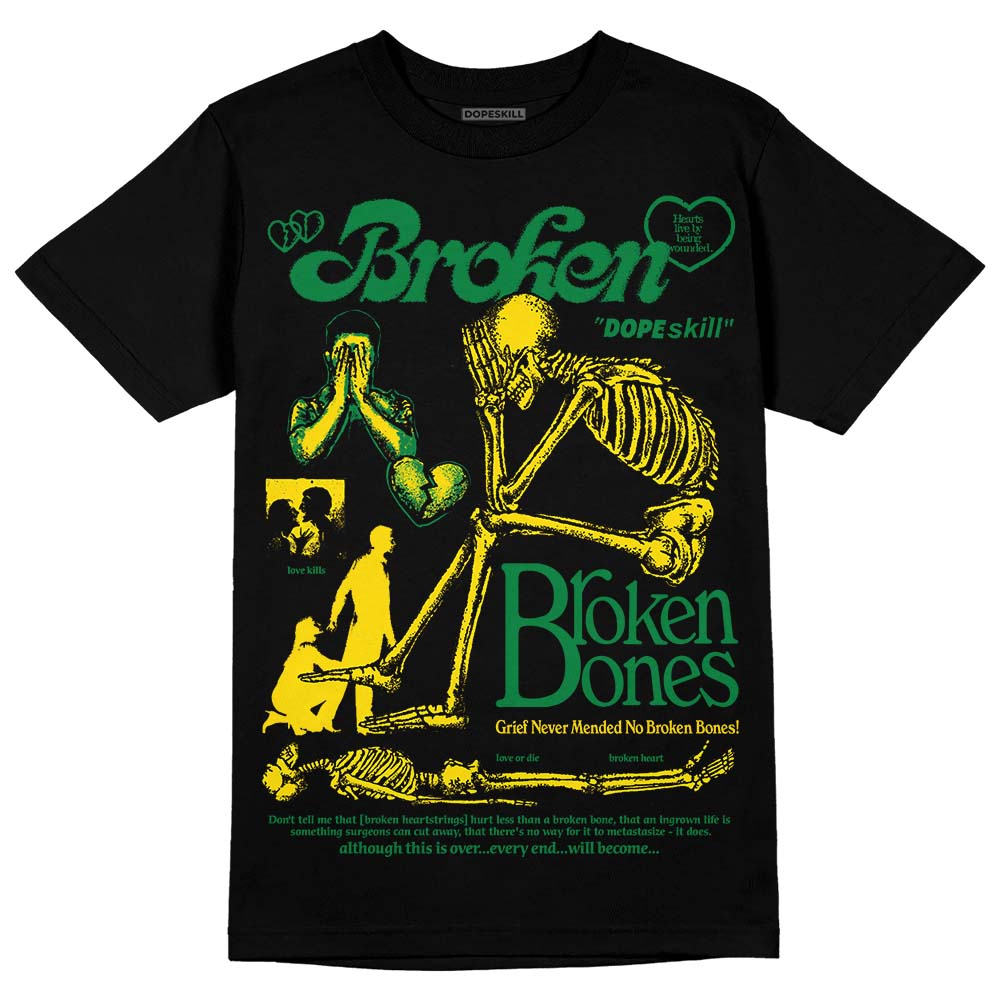 Dunk Reverse Brazil superstreetwear T-Shirt Broken Bones Graphic
