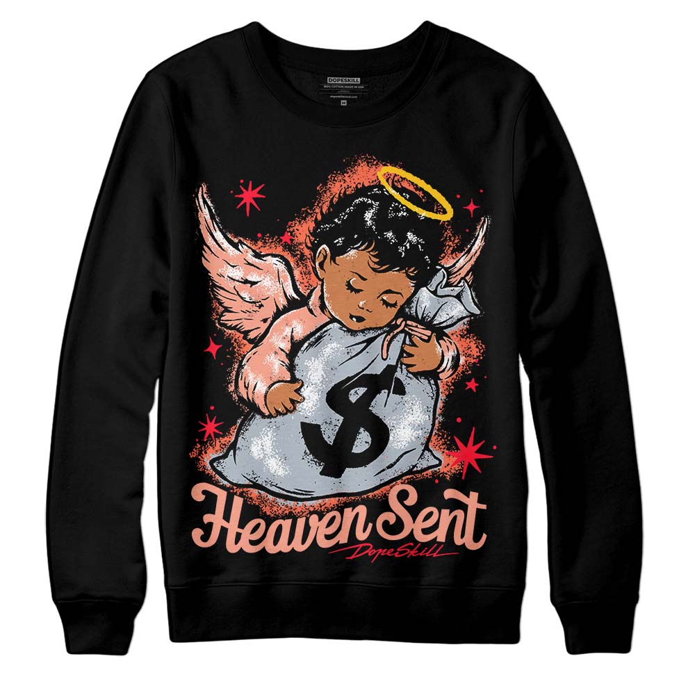 Crimson Bliss 5s superstreetwear Sweatshirt Heaven Sent Graphic