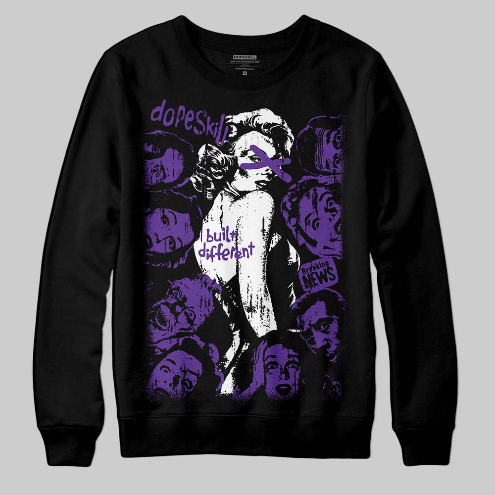 PURPLE Collection superstreetwear Sweatshirt Built Different Graphic