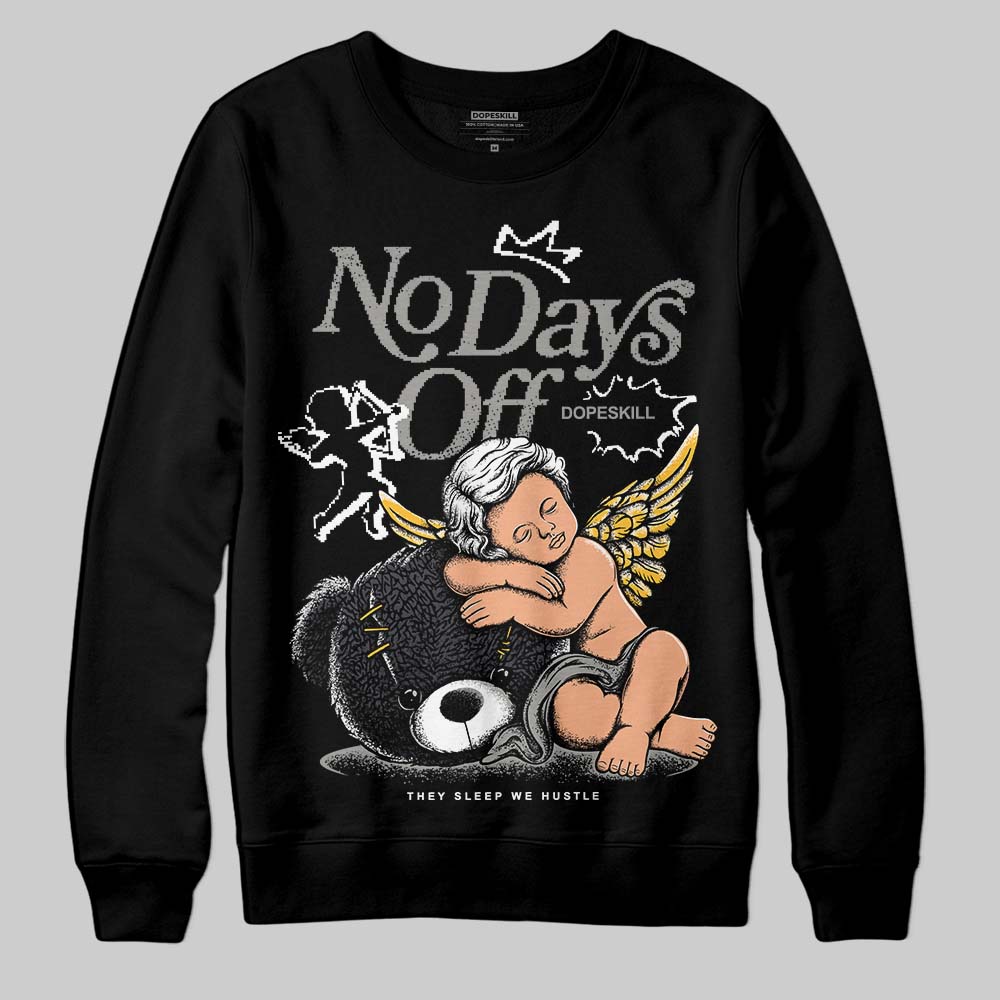 Black Cat 3s superstreetwear Sweatshirt New No Days Off Graphic