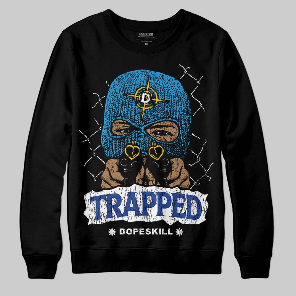 Royal Blue Collection superstreetwear Sweatshirt New Trapped Graphic