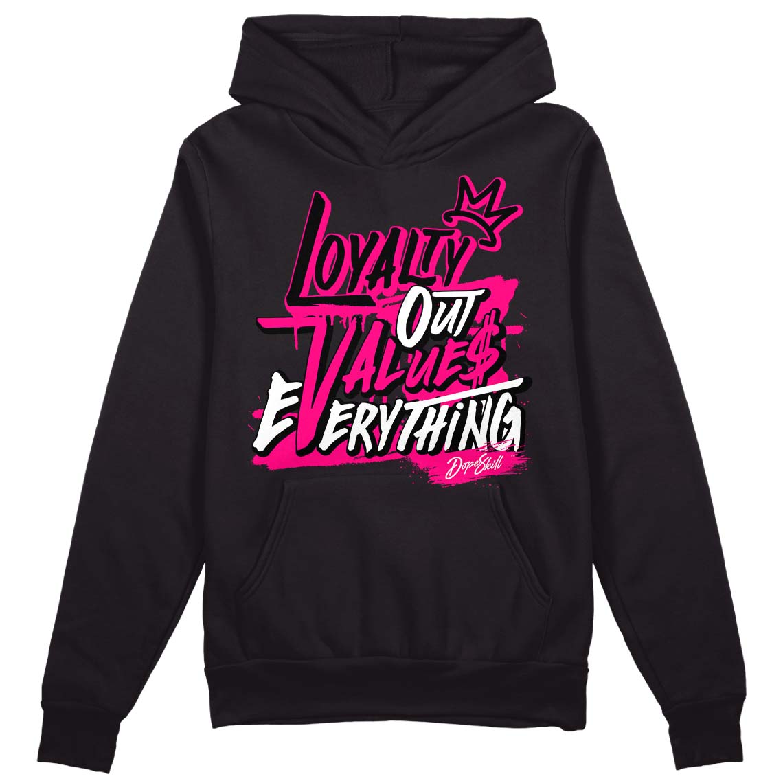 Fierce Pink 1s superstreetwear Hoodie Sweatshirt LOVE Graphic