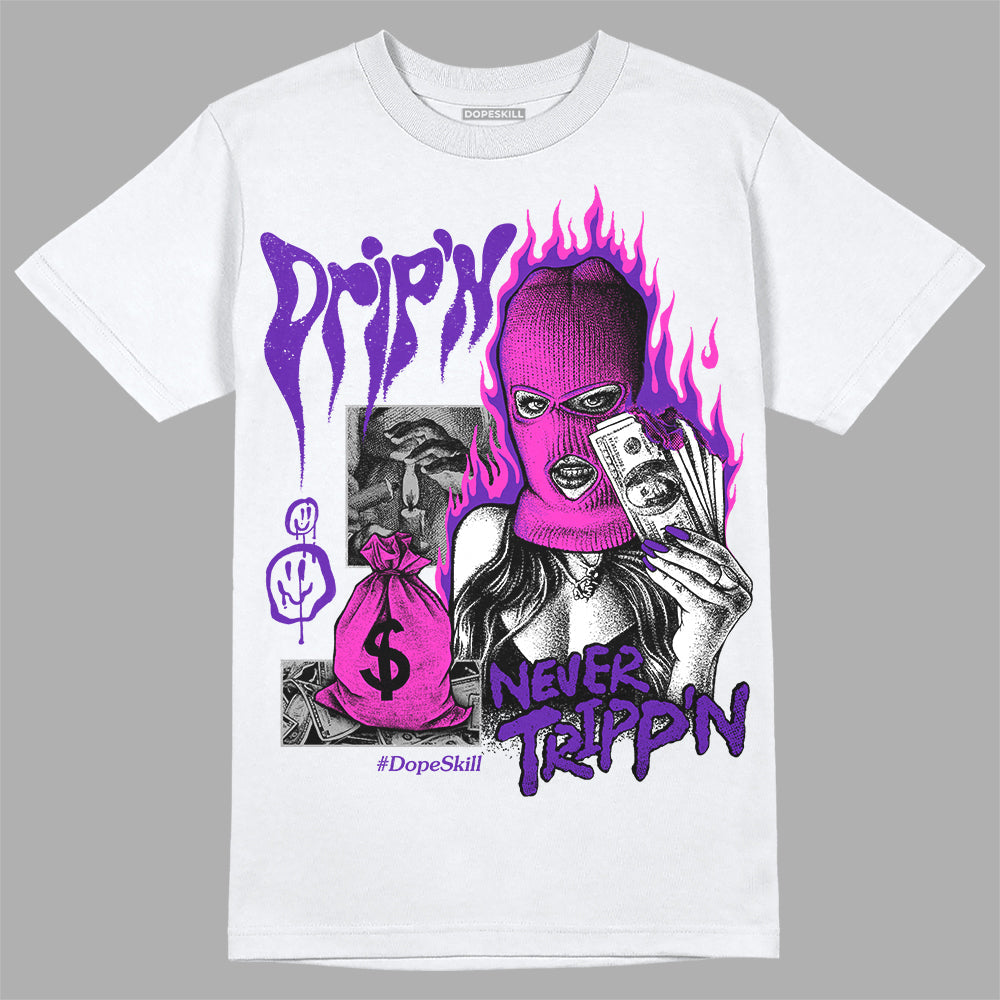 Court Purple 13s superstreetwear T-Shirt Drip'n Never Tripp'n Graphic