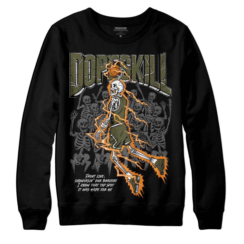 Olive 5s superstreetwear Sweatshirt Thunder Dunk Graphic