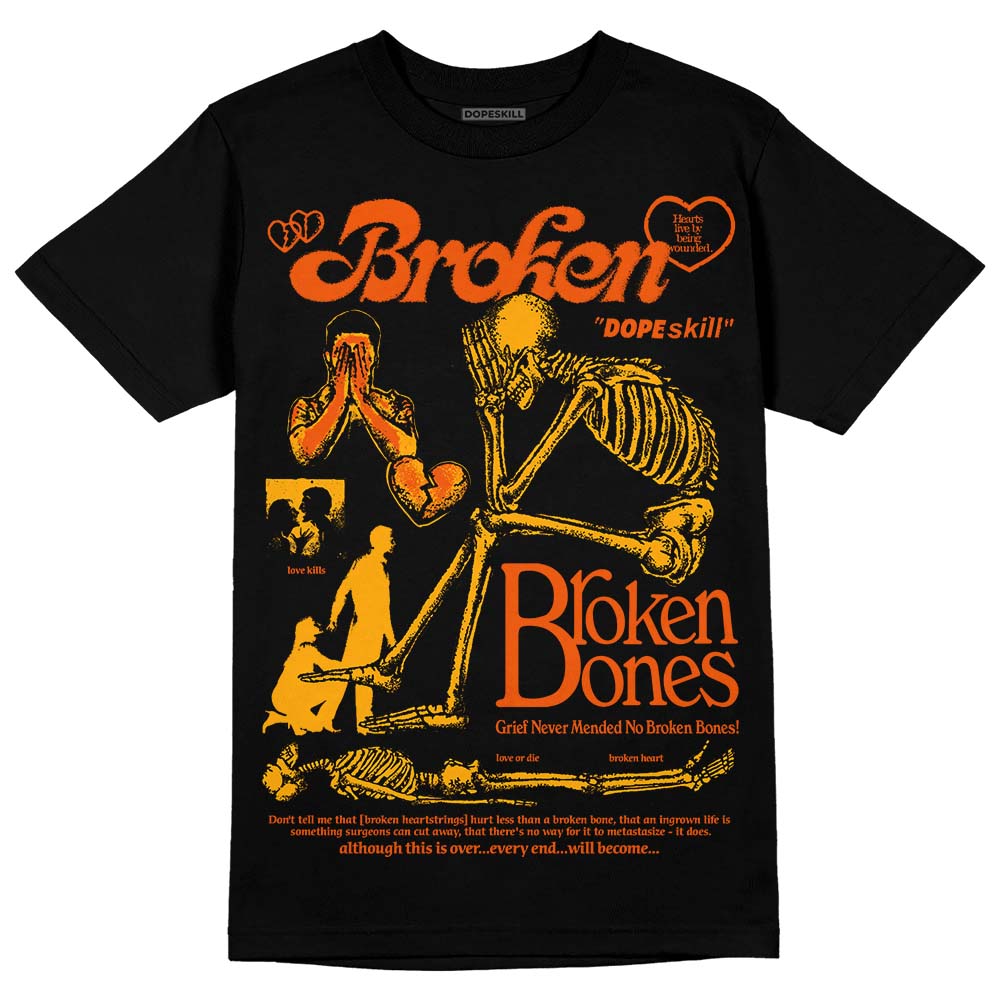 Black Taxi 12s superstreetwear T-Shirt Broken Bones Graphic