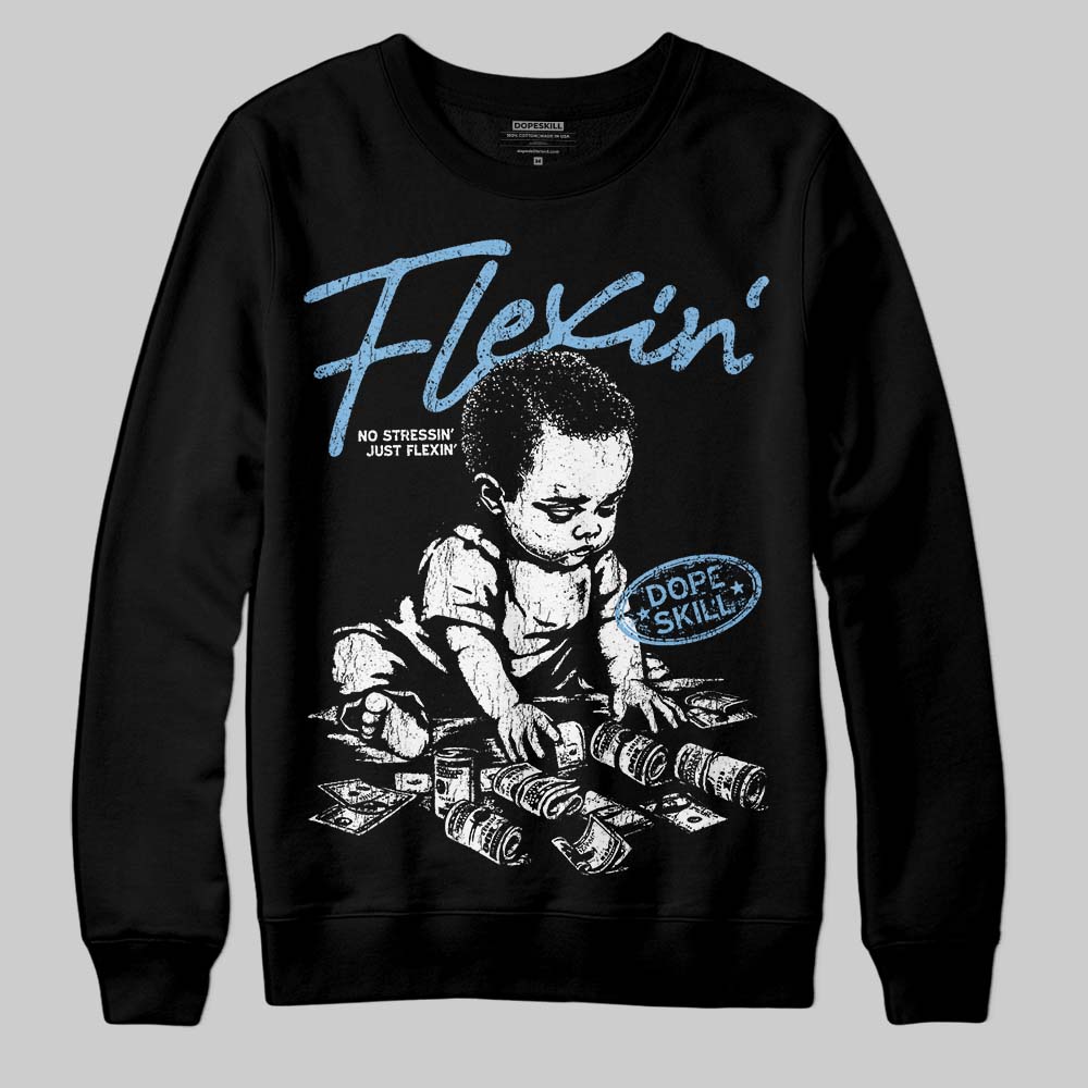 University Blue Collection superstreetwear Sweatshirt Flexin' Graphic