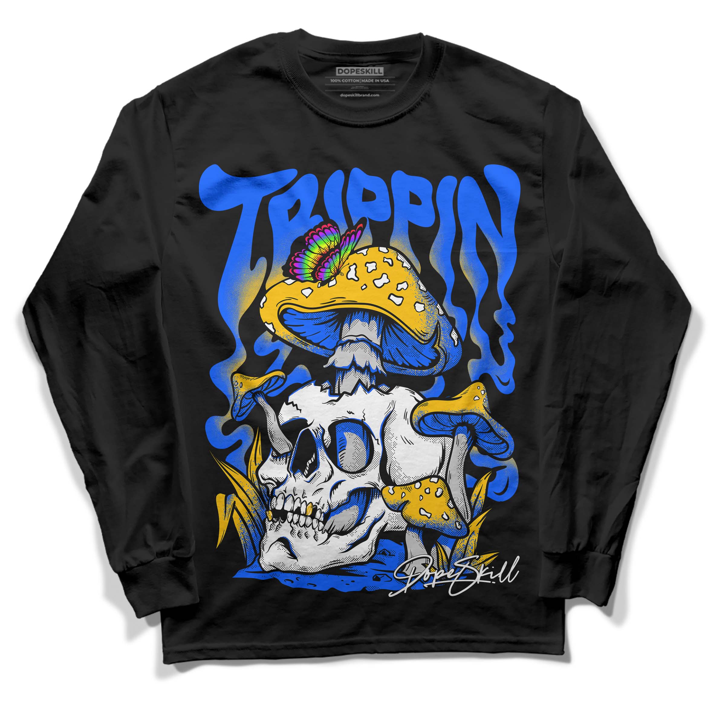 Royal Blue Collection superstreetwear Long Sleeve T-Shirt Trippin Graphic