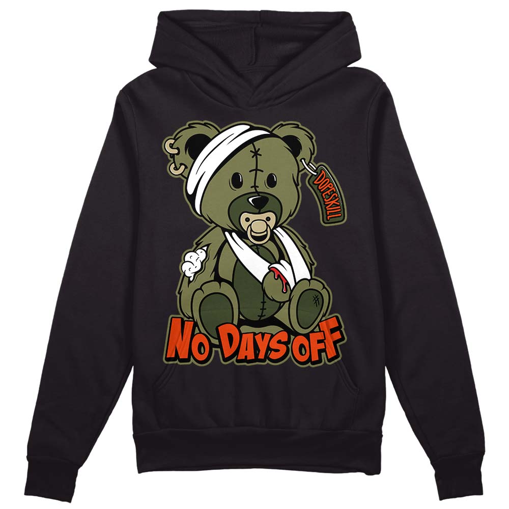 Olive Collection superstreetwear Hoodie Sweatshirt Hurt Bear Graphic