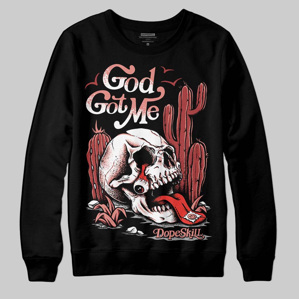 Dune Red 13s superstreetwear Sweatshirt God Got Me Graphic