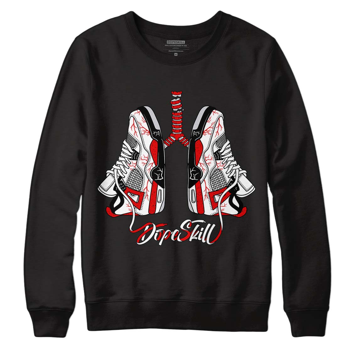 Red Cement 4S superstreetwear Sweatshirt Breathe Graphic