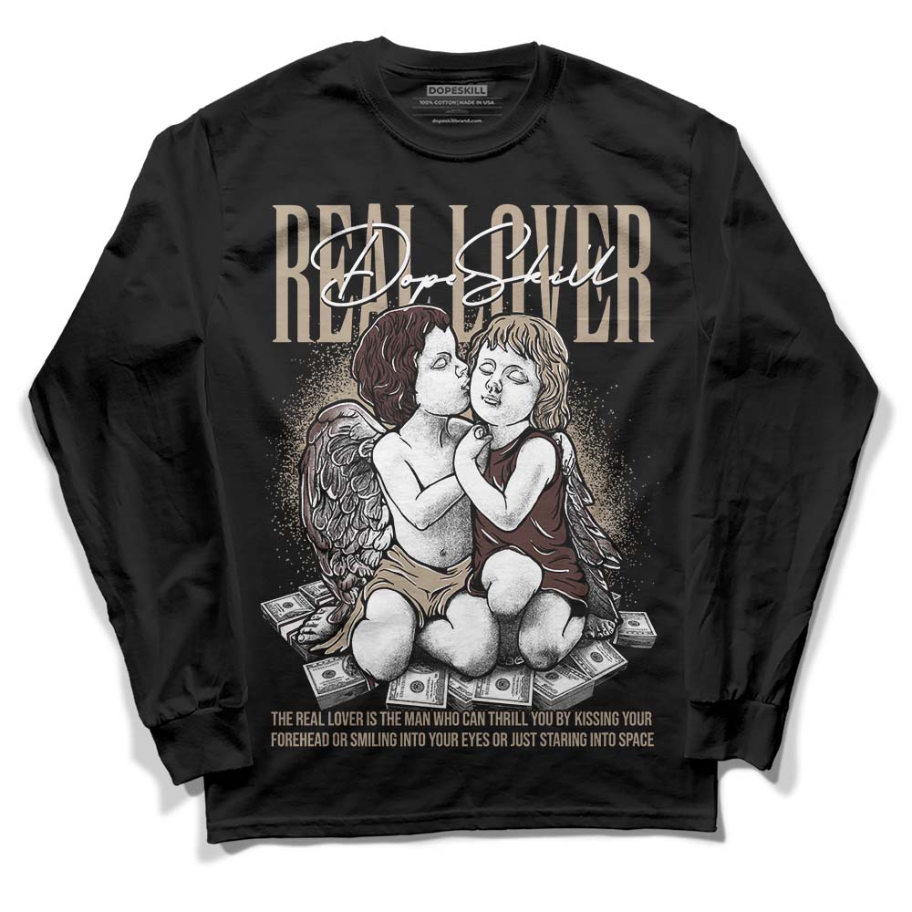 Latte 1s superstreetwear Long Sleeve T-Shirt Real Lover Graphic