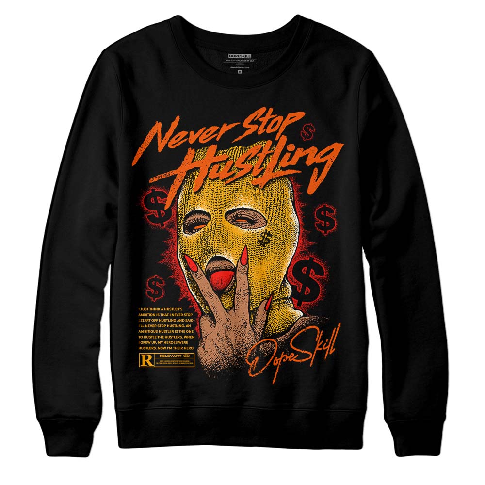 Black Taxi 12s superstreetwear Sweatshirt Never Stop Hustling Graphic