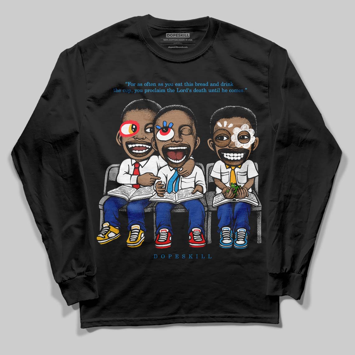 Royal Blue Collection superstreetwear Long Sleeve T-Shirt First Sunday Graphic