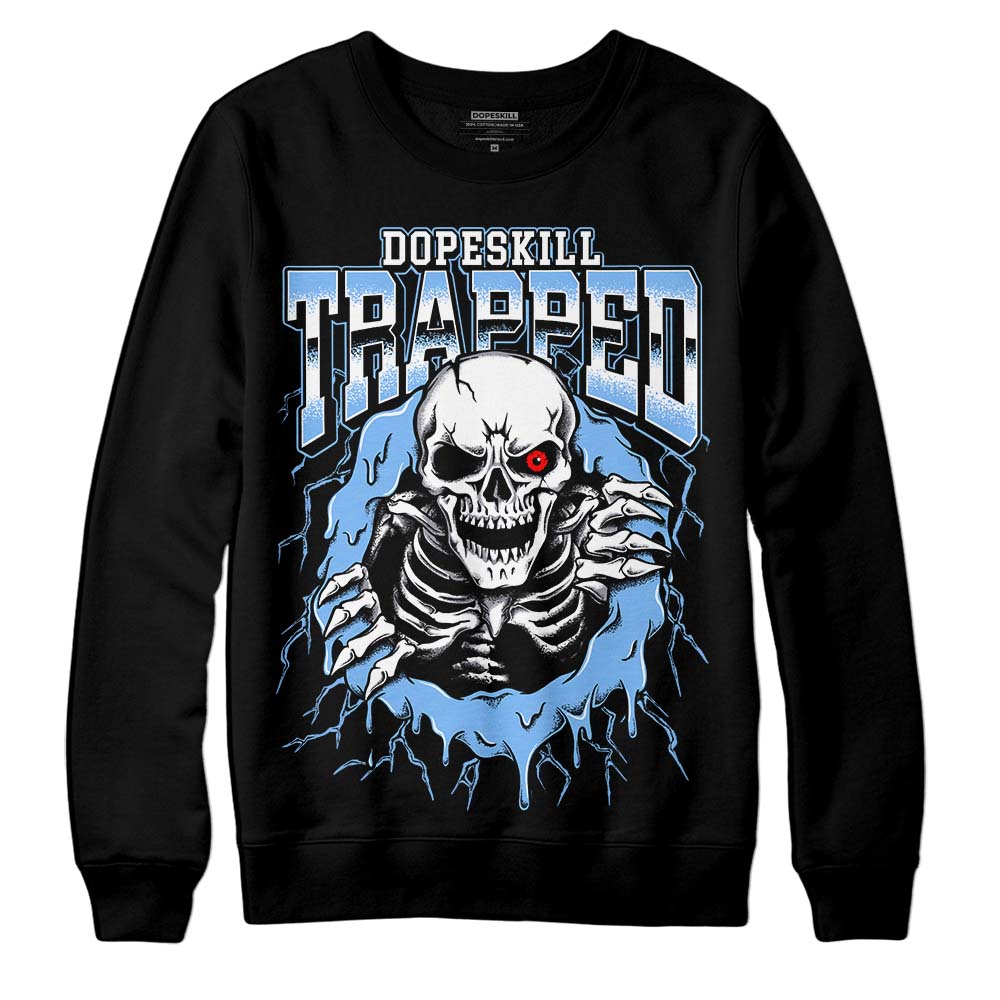 Powder Blue 9s superstreetwear Sweatshirt Trapped Halloween Graphic