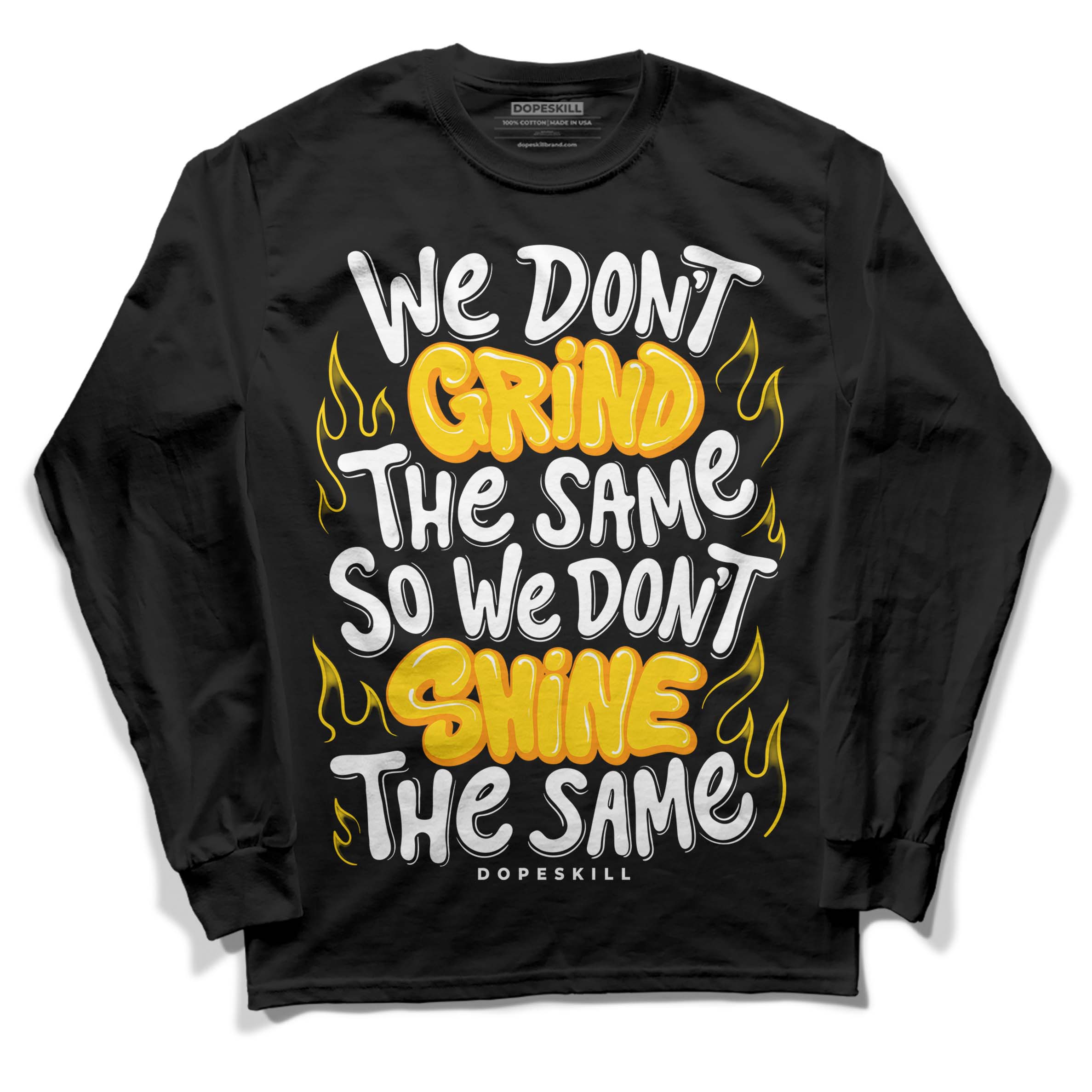 Yellow Ochre 6s superstreetwear Long Sleeve T-Shirt Grind Shine Graphic