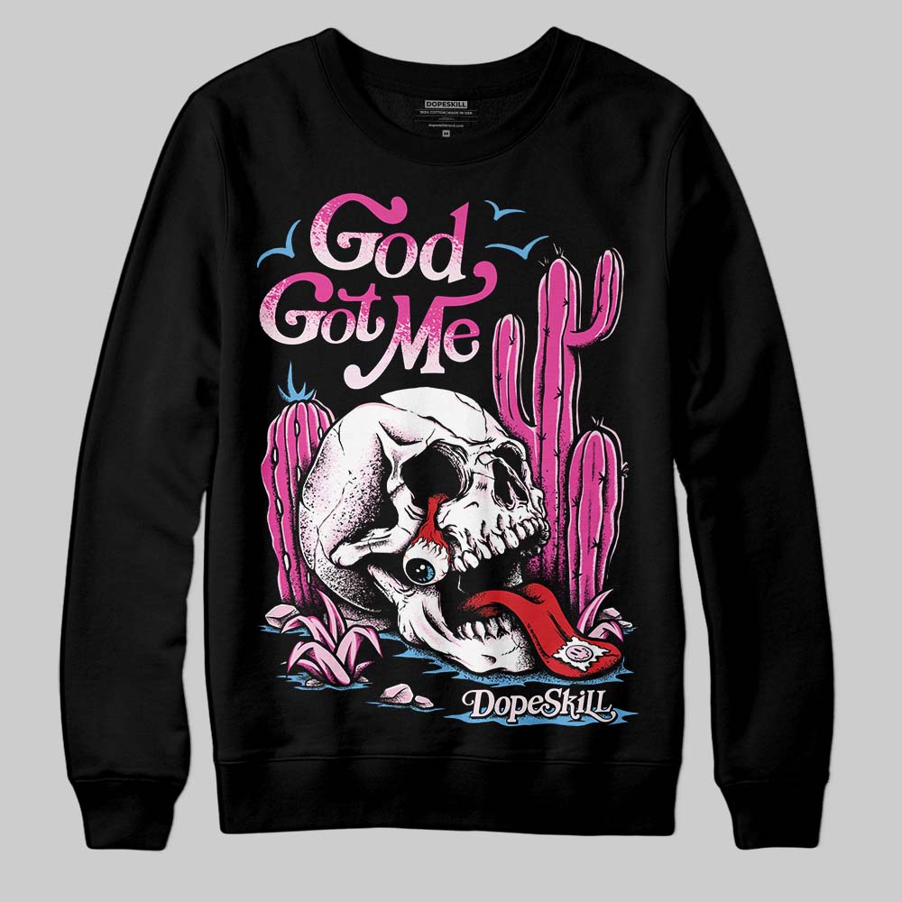 Triple Pink Dunk superstreetwear Long Sleeve T-Shirt God Got Me Graphic