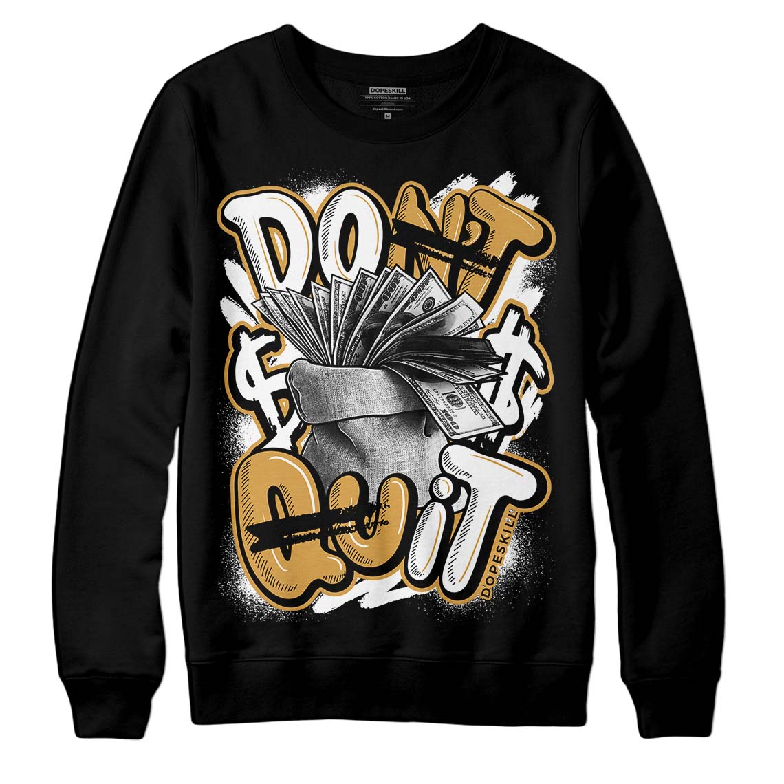 Gratitude 11s superstreetwear Sweatshirt Don't Quit Graphic
