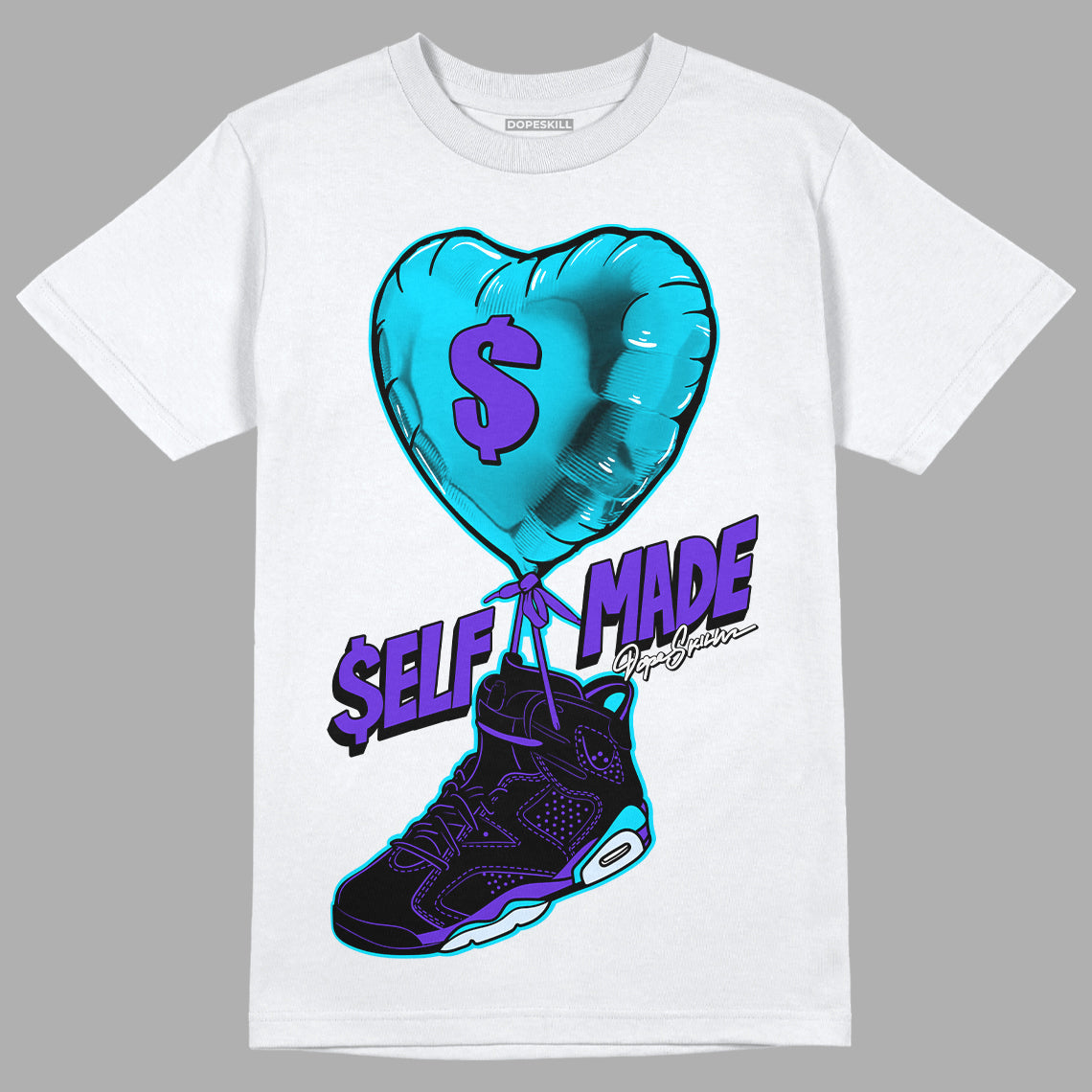 Aqua 6s superstreetwear T-Shirt Self Made Graphic