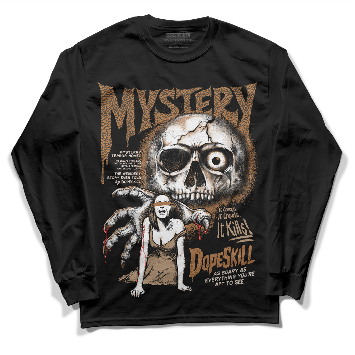 Palomino 3s superstreetwear Long Sleeve T-Shirt Mystery Ghostly Grasp Graphic