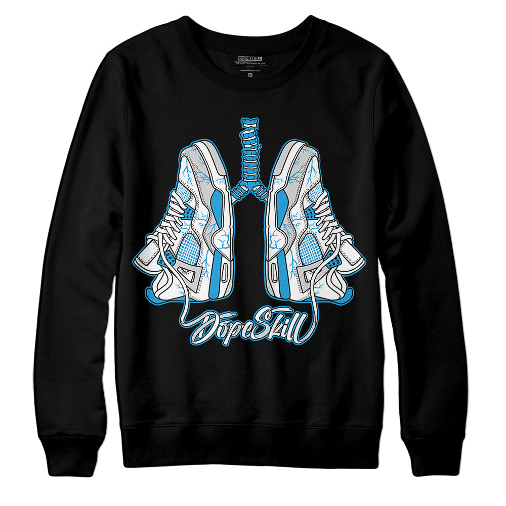 Military Blue 4s superstreetwear Sweatshirt Breathe Graphic