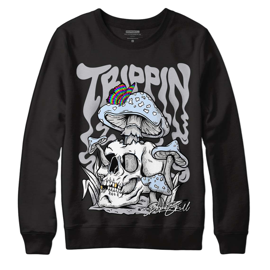 Cement Grey 11s superstreetwear Sweatshirt Trippin Graphic
