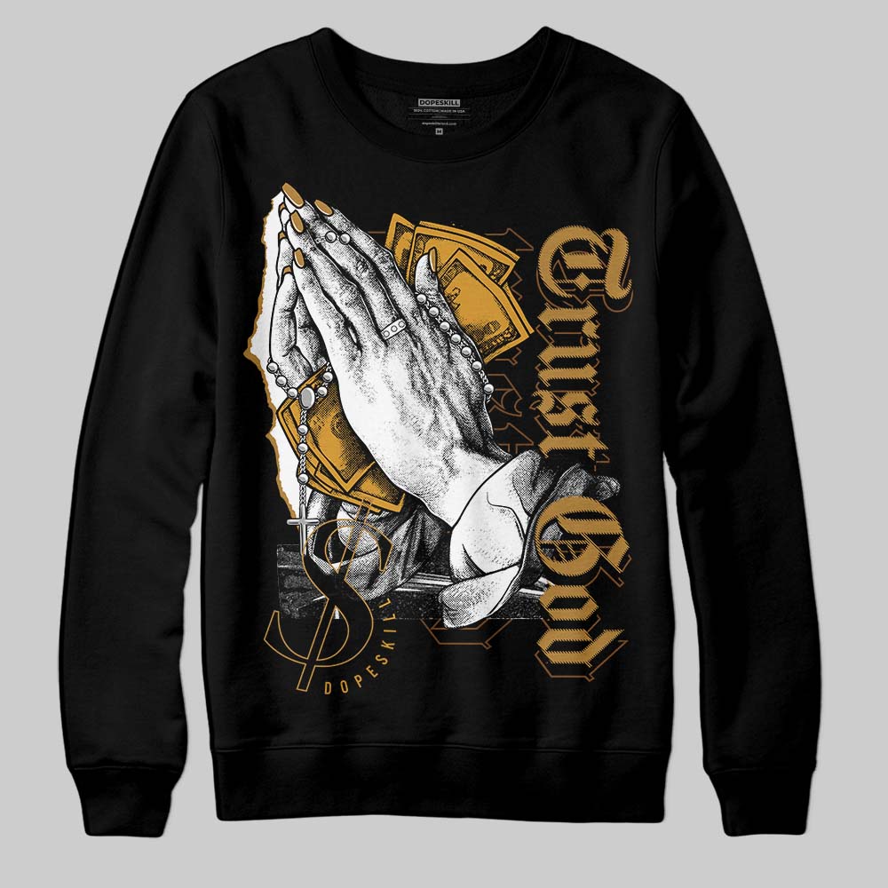 Wheat 13s superstreetwear Sweatshirt Trust God Graphic