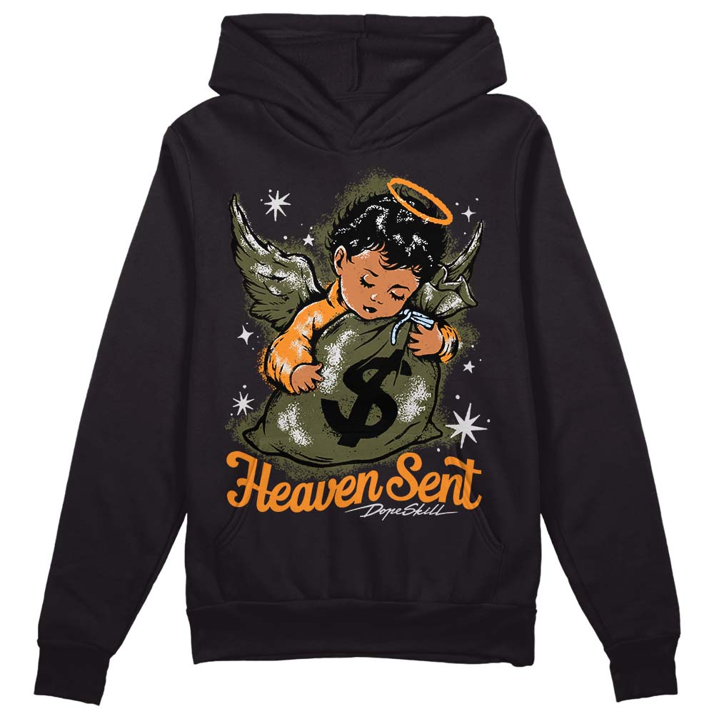 Olive 5s superstreetwear Hoodie Sweatshirt Heaven Sent Graphic