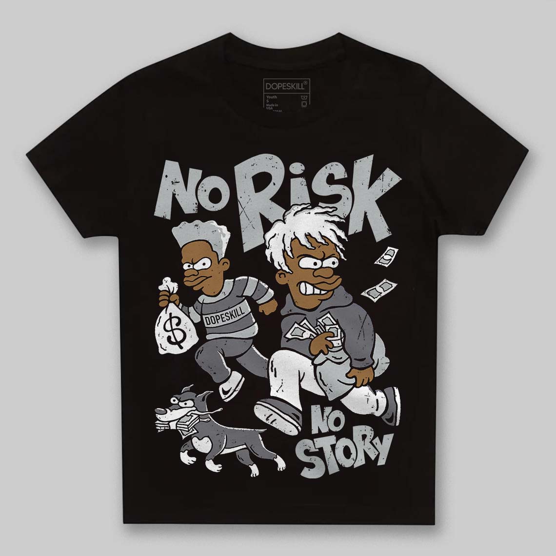 Fear 4s superstreetwear Toddler Kids T-shirt No Risk No Story Graphic