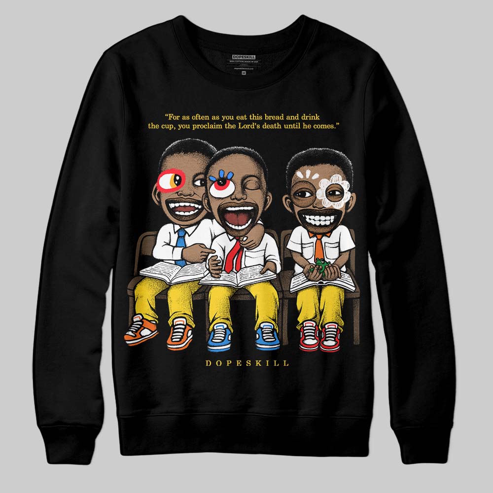 Black Tour Yellow AJ 4 Thunder superstreetwear Sweatshirt First Sunday Graphic