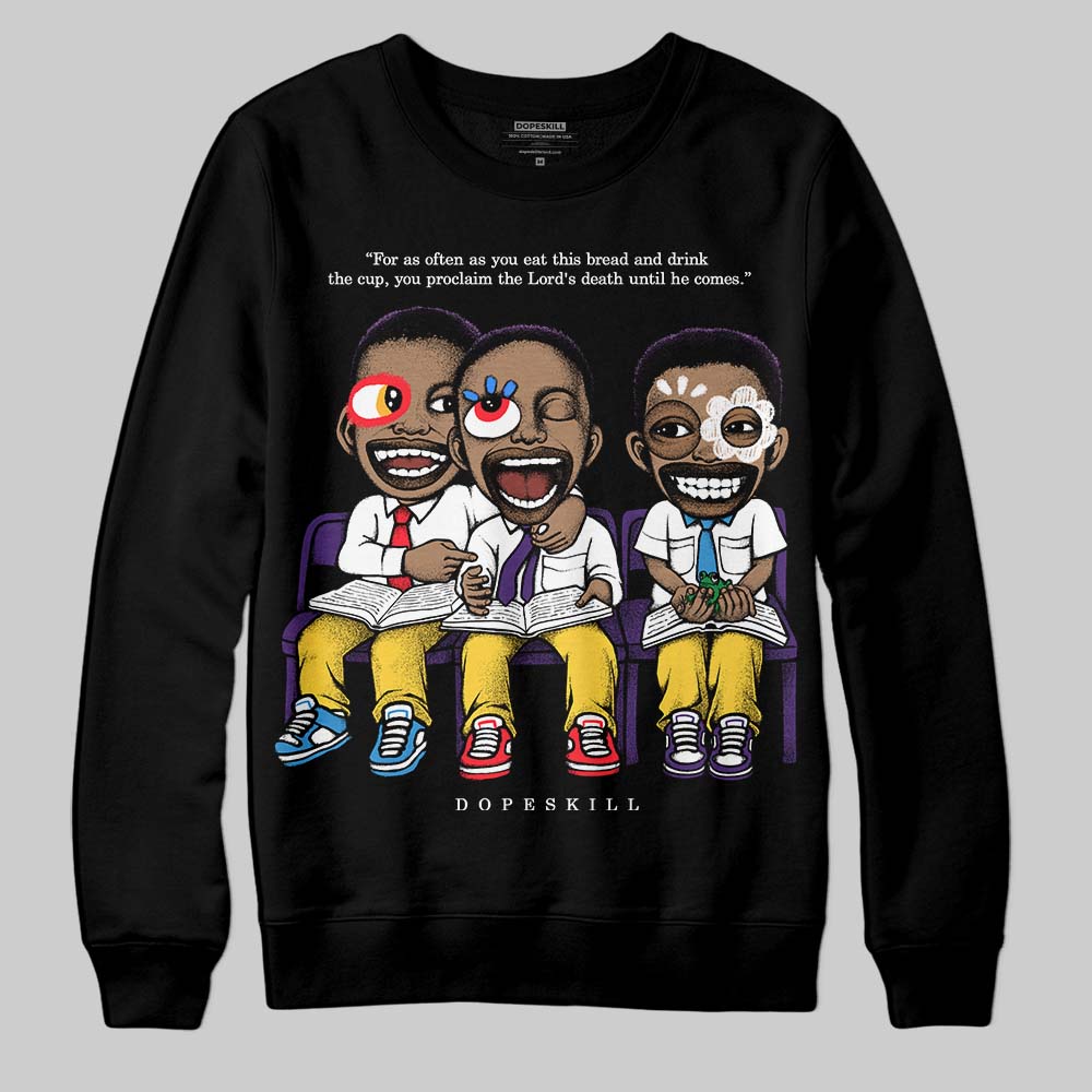 Field Purple 12s superstreetwear Sweatshirt First Sunday Graphic